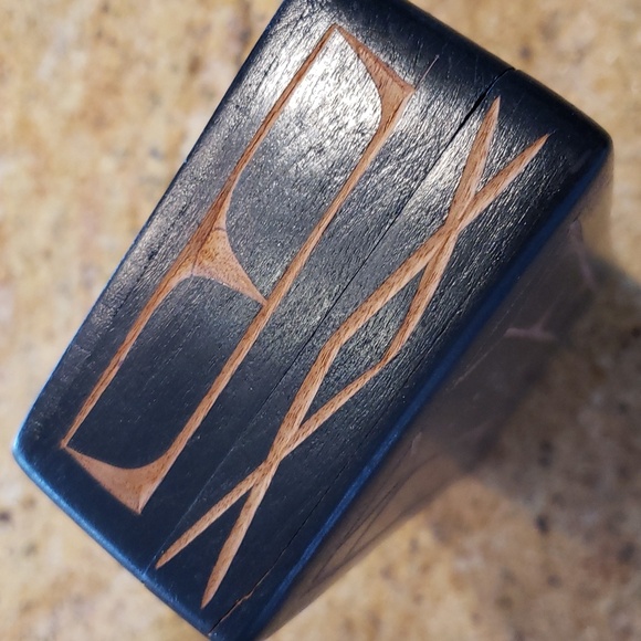 Vintage Carved Wooden Trinket Box from St. Marteen - Picture 13 of 16